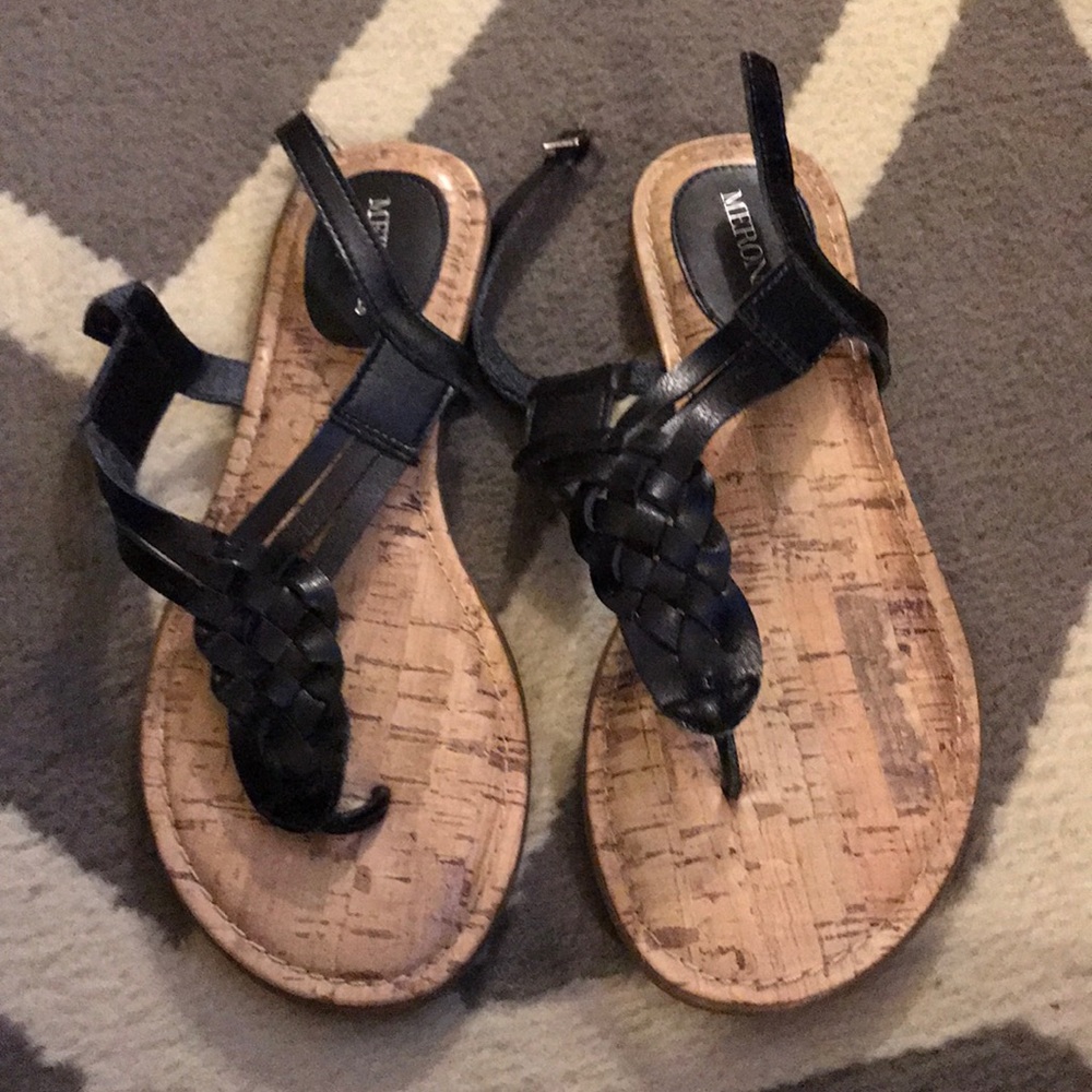 Black Merona sandal